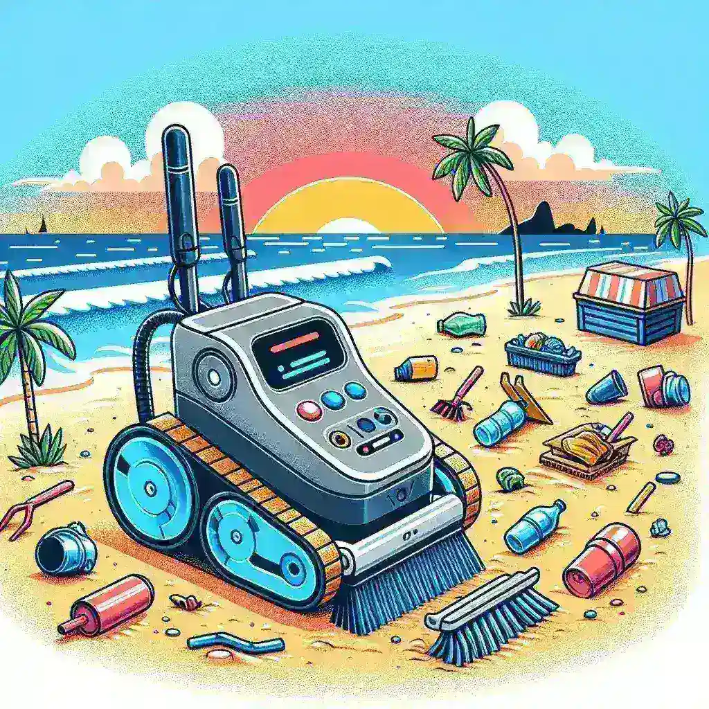 Startup paulista cria robô para limpeza de praias automatizada